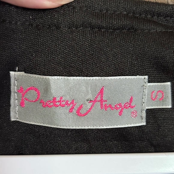 Pretty Angel Whimsygoth Animal Print Blouse – Size S – Silk Blend Y2K grunge - Picture 5 of 17